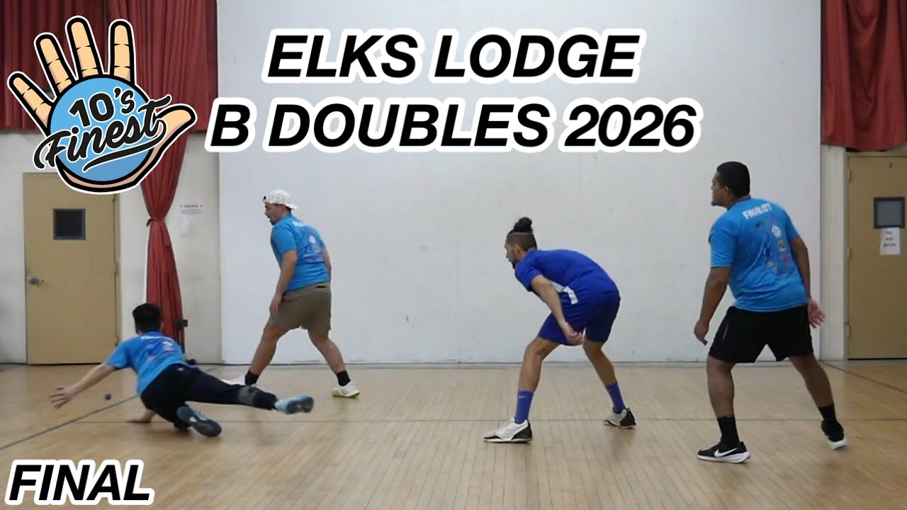 Elks Lodge B Doubles 2026 | Final: Rob and Justin VS. Andres and Floxks