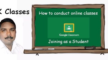 Google Class   Joining as a Student (Tamil)