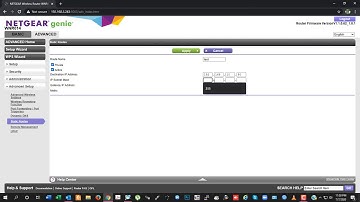 Static Route in Netgear