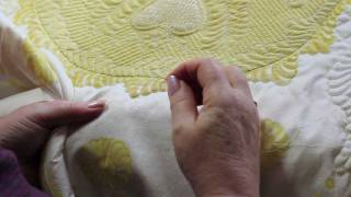 Jacquie Harvey quilting - Back stitch