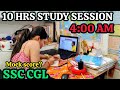 I Woke Up 4 AM FOR SSC CGL EXAM PREPARATION / 8 hrs Study with Job / A Day in Life of SSC ASPIRANTS