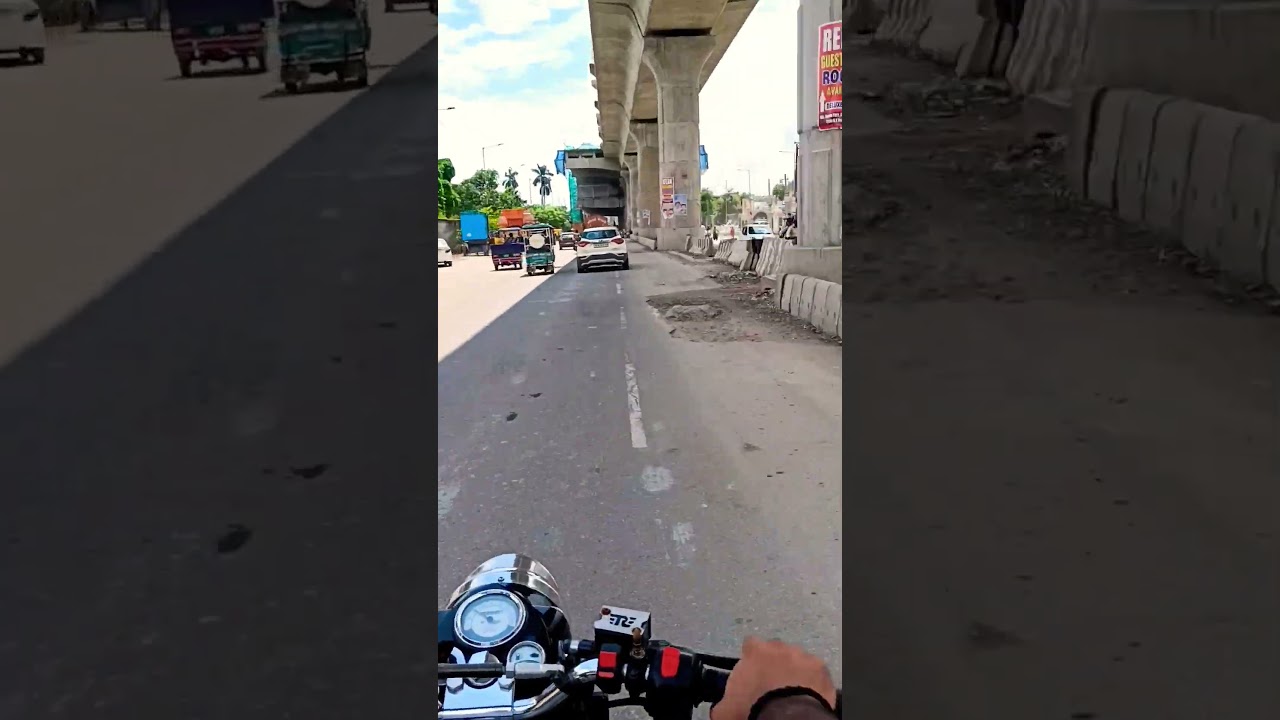 Ghaziabad Meerut route p traffic !! 