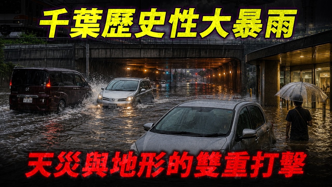千葉歷史性大暴雨:天災與地形的雙重打擊!颱風離開兩天後為何釀成奪命慘劇?