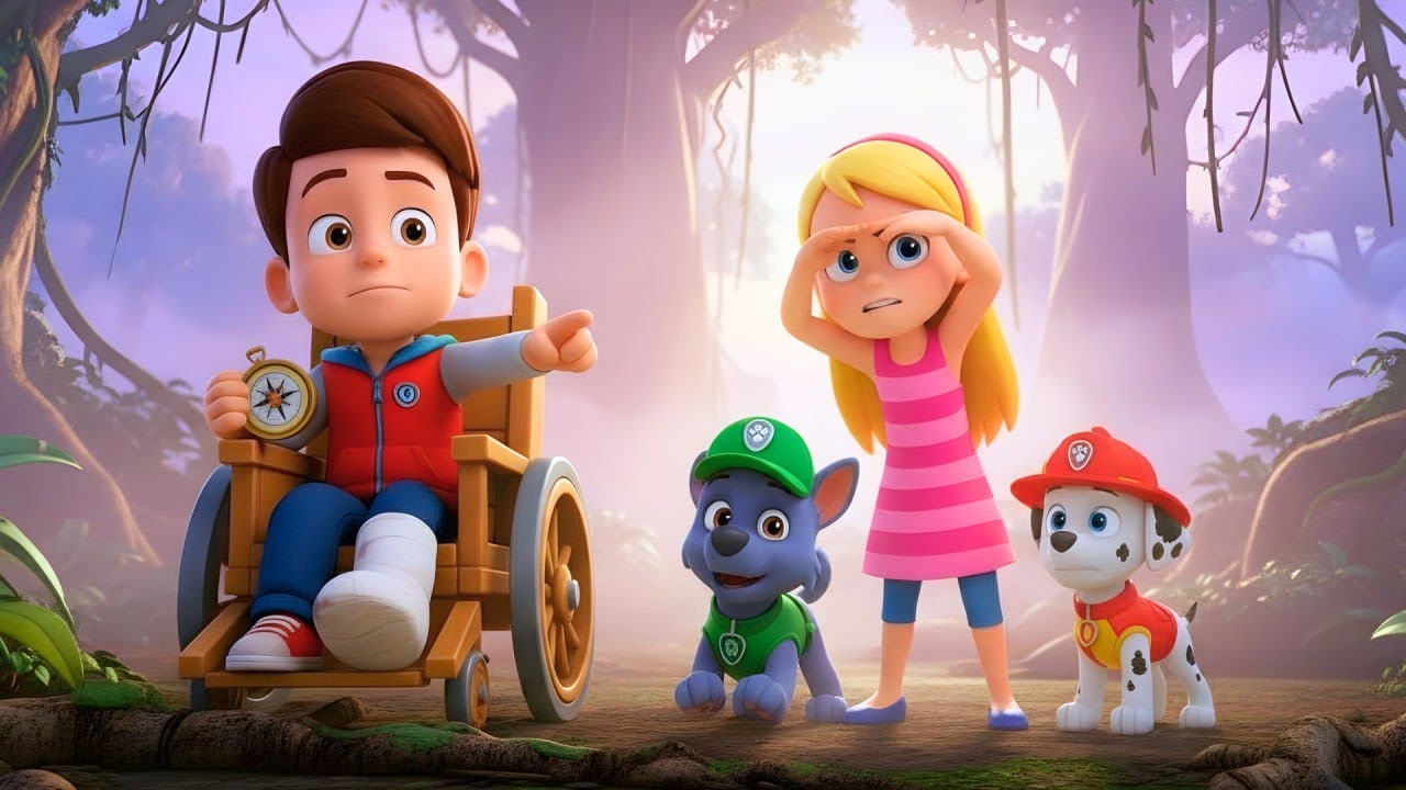 Paw Patrol 3D Animation: Ryder and Katie Discover a Secret Path in the Ancient Ruins | Rainbow 3