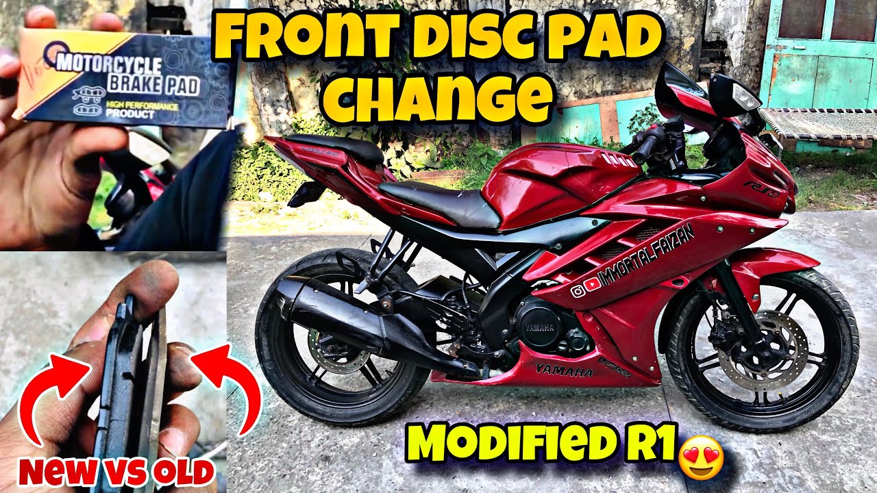 Pro Disc For R15 Changing Disc Pad of my Modified R15 V2 into R1M At Home 2024 - YouTube