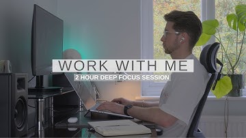 Work With Me | 2 Hour Focus Session With Productivity Lo-Fi Music | 50-10-50 Pomodoro Technique