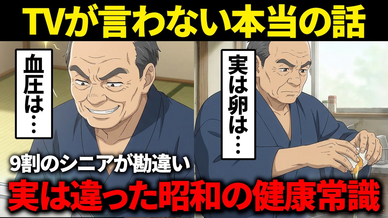 【警告】9割のシニアが勘違い!今すぐ捨てるべき昭和の健康常識TOP5