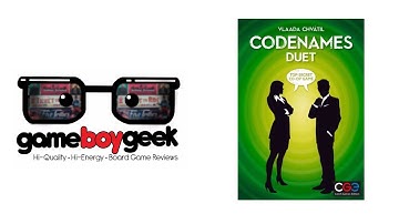 Codenames Duet Sneak Peek (Prelude) & Mini Review with the Game Boy Geek