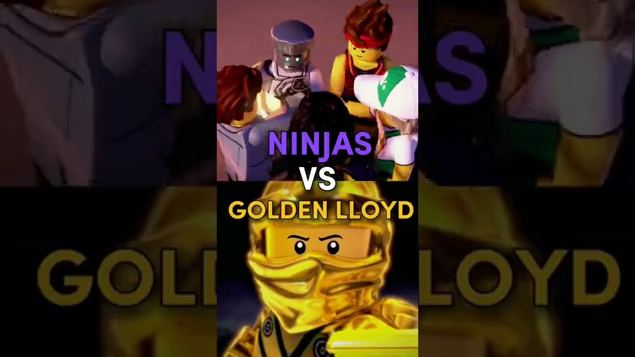 golden lloyd vs ninja 