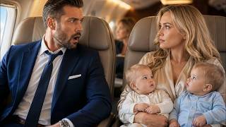 Billionaire Divorced for Two Years Boarded the Plane Angry—Until He Saw His Ex-Wife with Twin Babie
