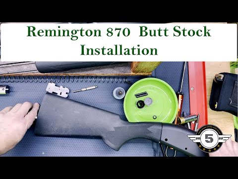 Remington 870 Butt Stock Installation Stock Bolt Removal Step By Step Guide Made EASY