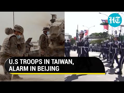 Taiwan Drops Bombshell On China As U.S Troops Train Taiwanese Army Amid Tensions With Beijing