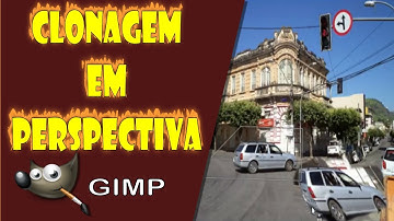 Ferramenta de Clonagem em Perspectiva no Gimp