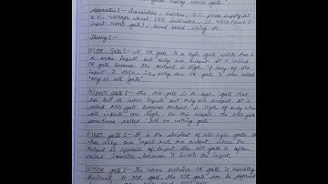 To verify and design AND, OR, NOT and XOR gates using NAND gates // Physics Practical Digital