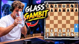 The GLASS GAMBIT! Magnus Carlsen Plays 1. h3 INSANE