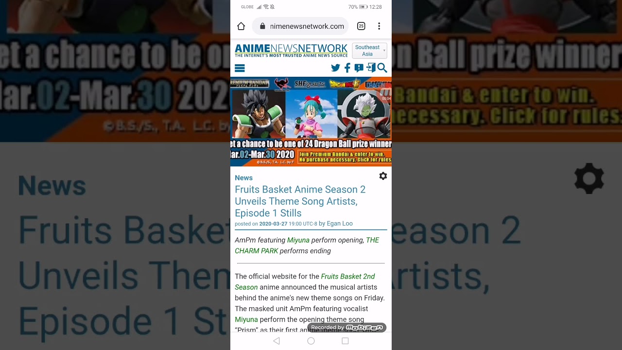 Fruits Basket Anime Season 2 Unveils Theme Song Artists, Episode 1
