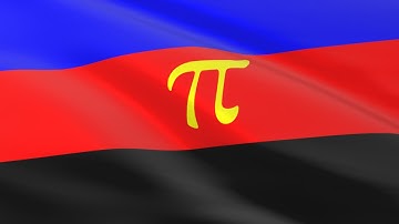 Polyamory Pride Flag waving in the wind - Flag animation - 4K UHD