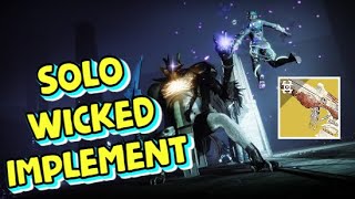 Solo Wicked Implement Exotic Quest  Destiny 2 (Season of the Deep)