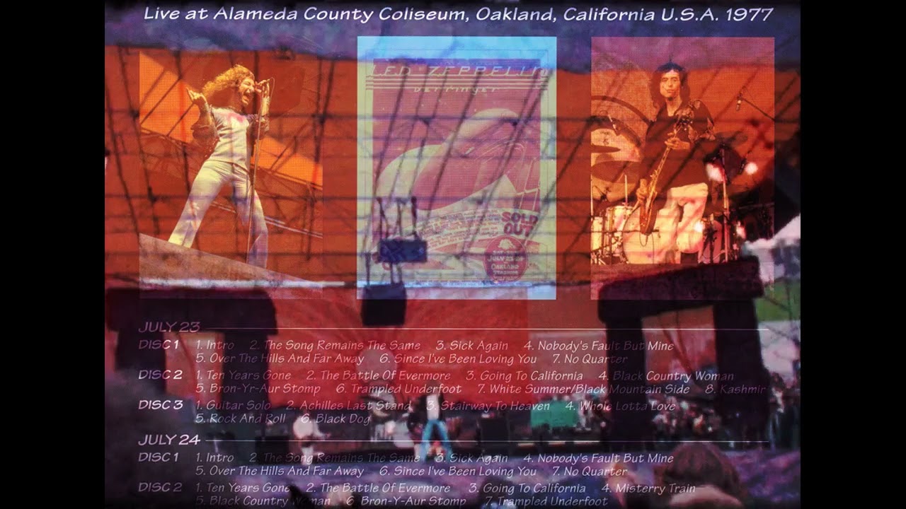 led zeppelin / 1977年7月23日+24日公演 led zeppelin / 1977年7月23日+24日公演 Led Zeppelin live in