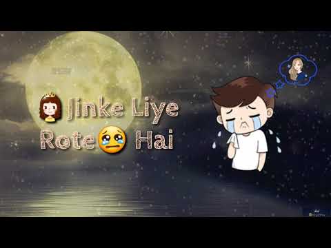Raaton Ko Uth Uth Kar Jinke Liye Rote Hain || Old Hindi || Romantic Love Status Video || Lyrics
