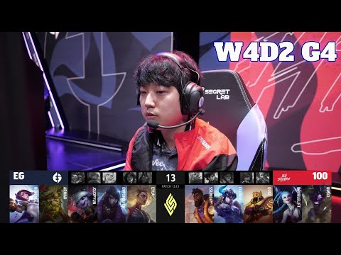 EG vs 100 | Week 4 Day 2 S13 LCS Summer 2023 | Evil Geniuses vs 100 Thieves W4D2 Full Game