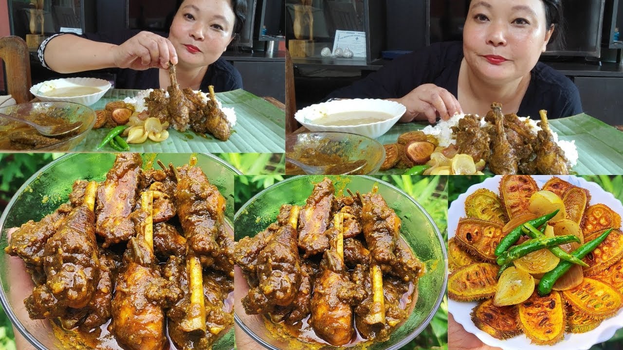 Do•bipa songe chajok 1tarik onganiko😄#Chicken spicy#Garo Mukbang