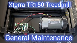 Xterra TR150 Treadmill General Maintenance - Removing The Motor Cover Hood For Cleaning