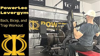 Powertec Levergym Back, Bicep, and Trap Workout - Part 2