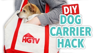 DIY Dog Carrier Hack  HGTV Handmade