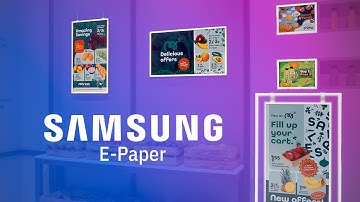 ISE 2025 News: Samsung E-Paper