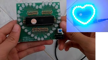 Lắp mạch 32 Led Trái Tim 50 hiệu ứng cực đẹp