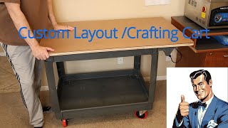 Custom Mobile Layout Cart For Sewing, Crafting or Scrapbooking