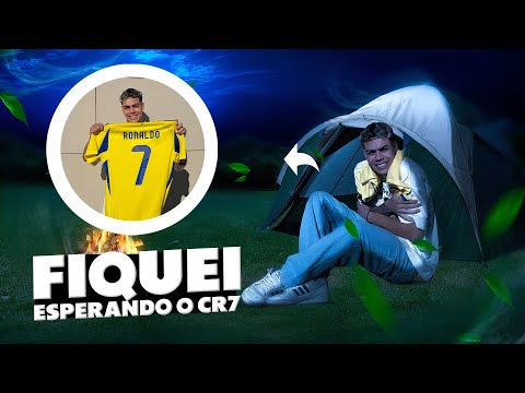 fiquei 24HRS acampado em frente ao CT de PORTUGAL para ver o CRISTIANO RONALDO ! 🤩