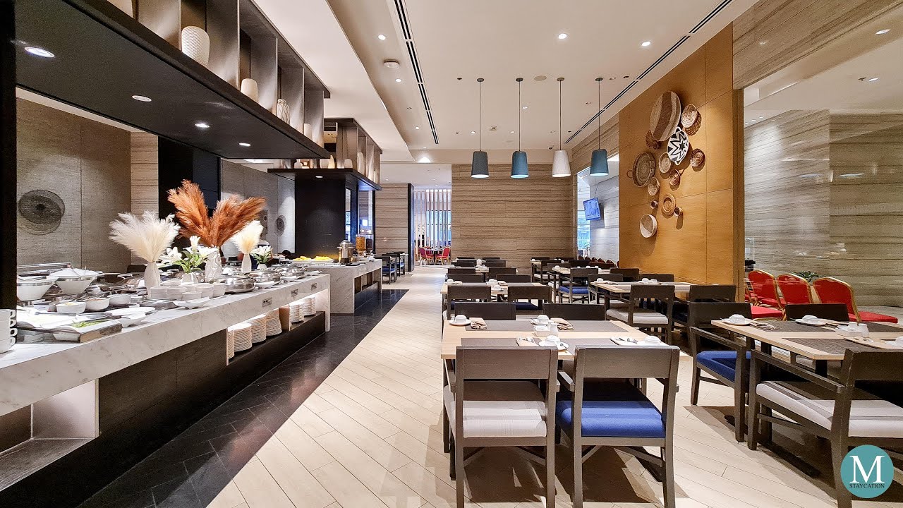 Breakfast Buffet at Savoy Hotel Mactan Newtown Hotel Buffet 🇵🇭 (CC