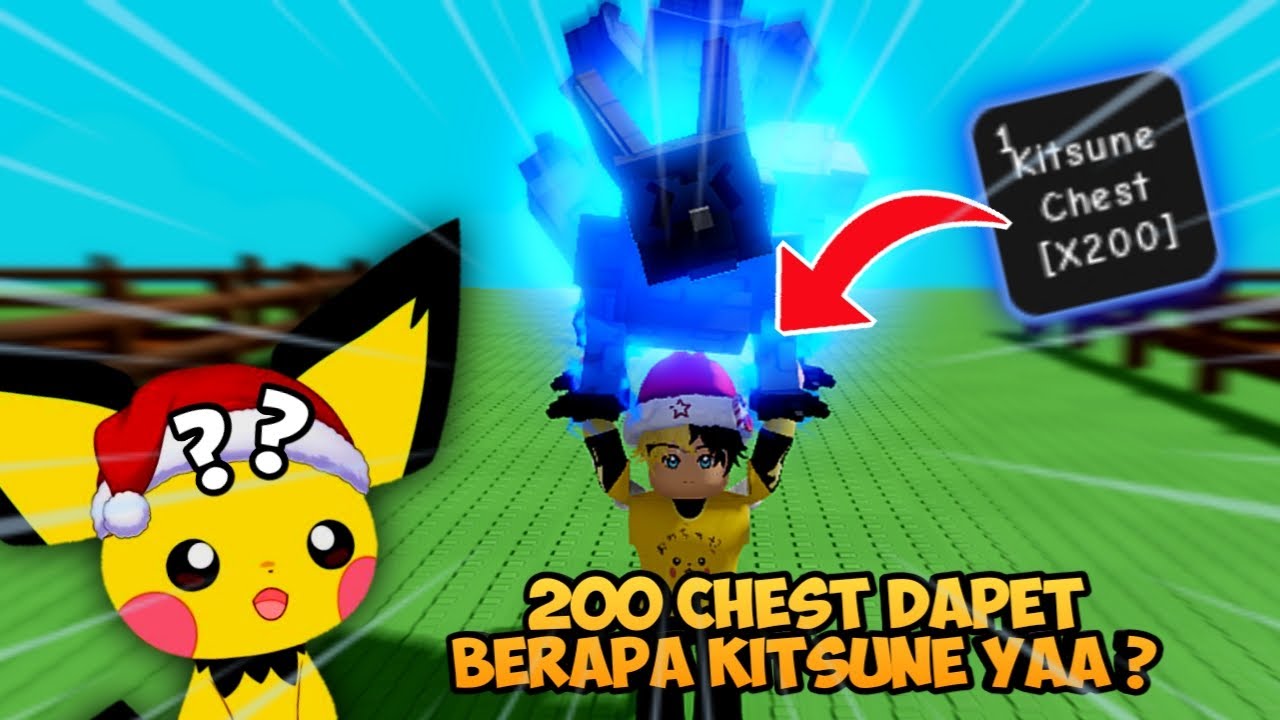 Aku Membuka 200 Kitsune Chest di Grow a Garden Roblox !!