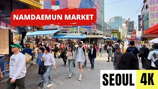 SEOUL, SOUTH KOREA 🇰🇷 [4K] Namdaemun Market — Walking Tour