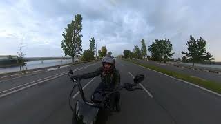 Harley Davidson sportster Iron 1200, Afternoon ride in the city#bikelife #insta360