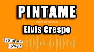 Download Lagu Elvis Crespo - Pintame (Versión Karaoke) MP3