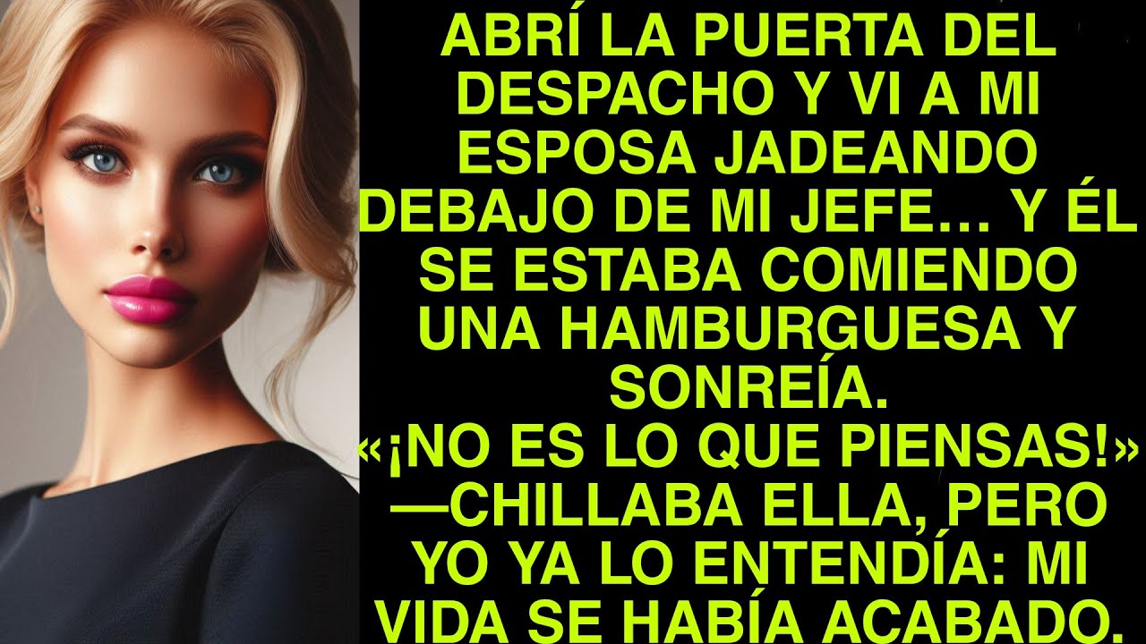 ABRÍ LA PUERTA DEL DESPACHO Y VI A MI ESPOSA JADEANDO DEBAJO DE MI JEFE… Y ÉL SE ESTABA COMIENDO
