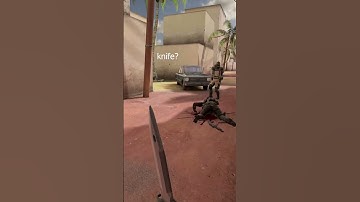 switching to your knife is always faster than reloading