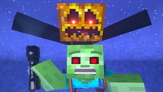 The Minecraft Life of Zomma & ZomBo " SCARY HOUSE" | ZomBo Minecraft Animation