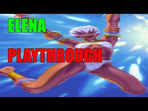 Street Fighter III: 2nd Impact - Elena Playthrough