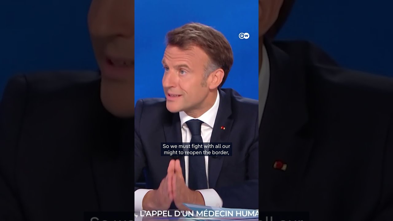 French President Macron Calls Israeli PM S Gaza Measures A Disgrace DW News