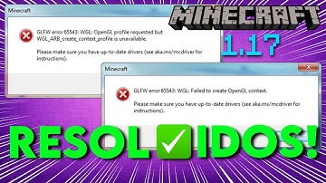 RESOLVIDOS! - Erros do OpenGL ao jogar Minecraft 1.17+