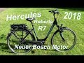 Hercules E-Bike Roberta R7, Modell 2018 mit neuem Bosch Motor