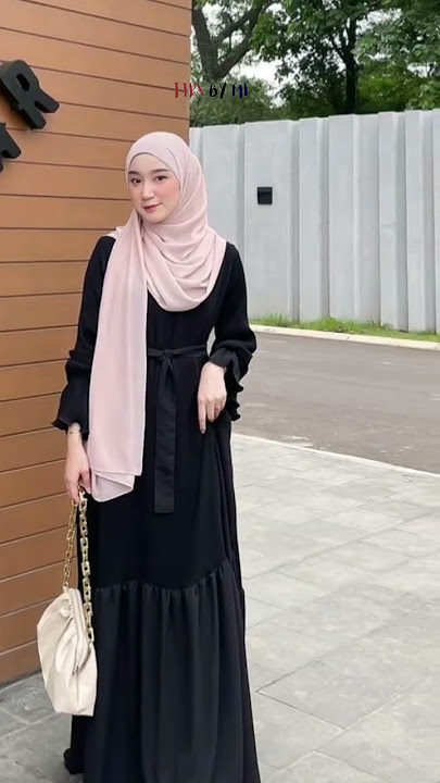 Warna-warna hijab untuk gamis hitam #shortvideo #shorts #short