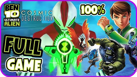 Ben 10 Cosmic Destruction Walkthrough 100% FULL GAME Longplay (PS3, X360, PS2, PSP, Wii)