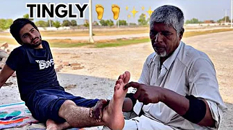 ASMR FEET & LEG MASSAGE MEN FOR TINGLY & STRESS RELIEF | FOOT REFLEXOLOGY MASSAGE | LEG MASSAGE