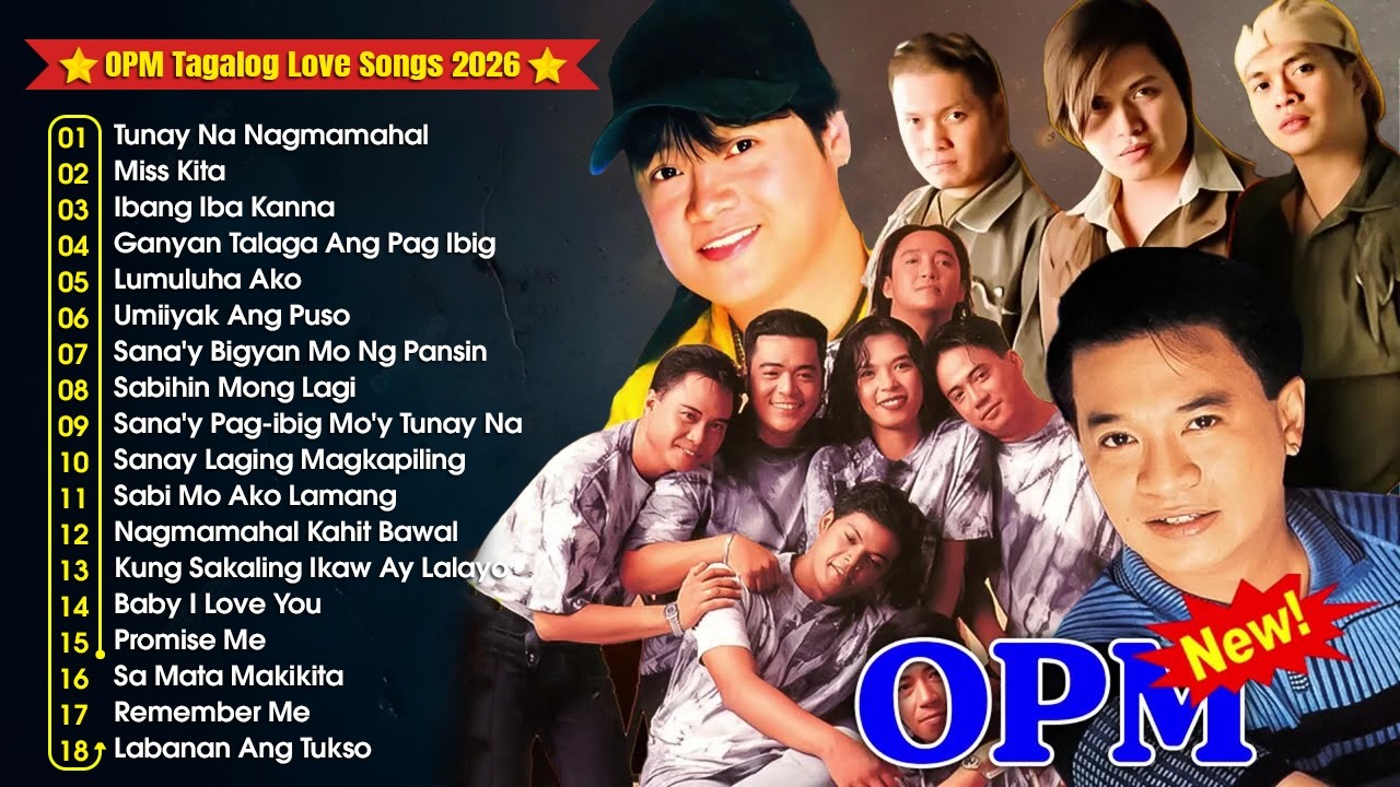 J Brothers, April Boy, Renz Verano, Men Oppos || OPM Tagalog Love Songs Medley 2026 #jbrothers