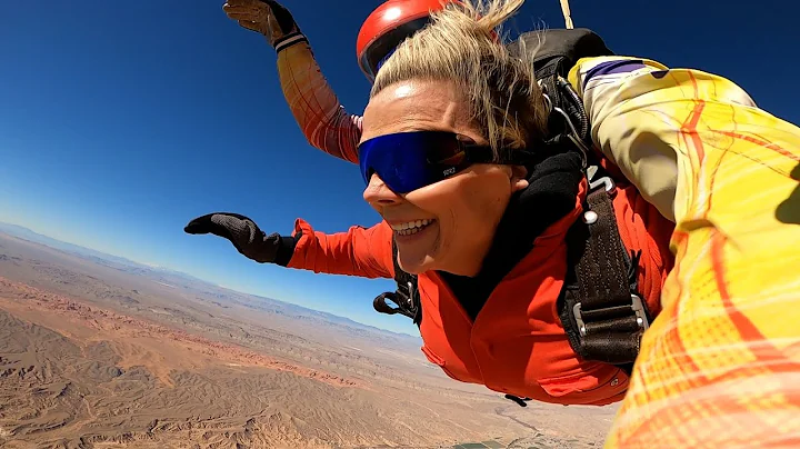 Annette Trimble - Tandem Skydive in Las Vegas at S...